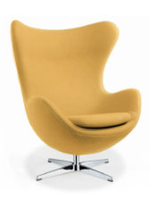 Egg Chair in mustard