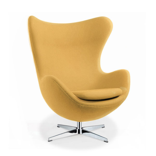 Egg Chair in mustard