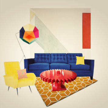 Colour Block Living Room