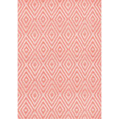 Outdoor rug in chevron pattern