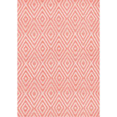 Outdoor rug in chevron pattern