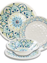 Set of Moroccan design gardenware