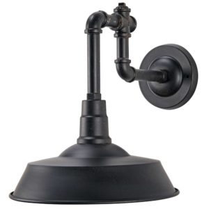 Black Industrial Sconce