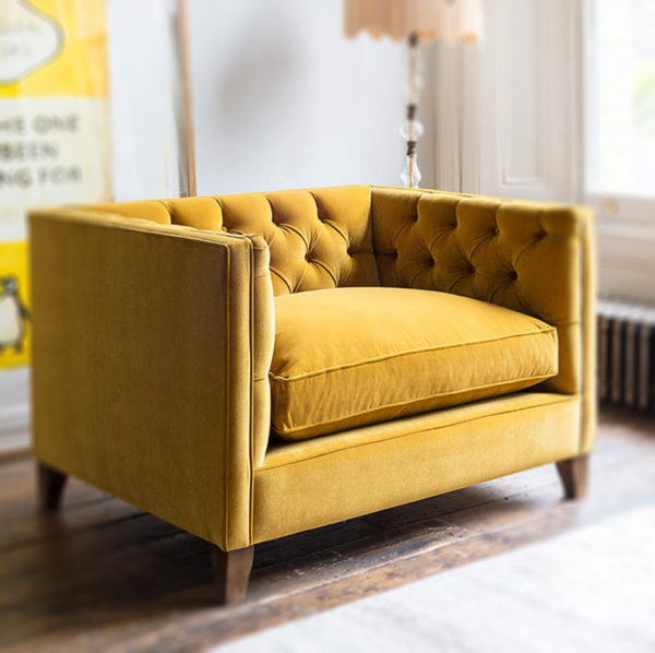 Mustard Yellow Armchair